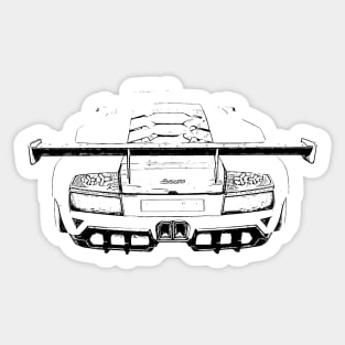 Murciélago GT  Wireframe Sticker